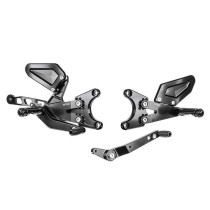 Commandes reculées BONAMICI RACING - Sélection classique ou inversée - YAMAHA R1 2015-2020