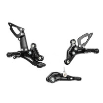 Commandes reculées BONAMICI RACING - Sélection classique ou inversée - YAMAHA 700 MT-07 2014-