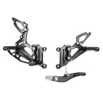 Commandes reculées BONAMICI RACING - Sélection classique - YAMAHA R1 2004-2006
