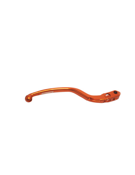 Levier de frein fixe court pour maitre cylindre ACCOSSATO ou BREMBO - Orange - 18mm