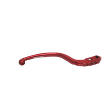 Levier de frein fixe long RST rouge ACCOSSATO pour maitre cylindre ACCOSSATO ou BREMBO - Empattement 18mm