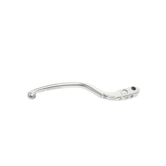 Levier de frein fixe long RST argent ACCOSSATO pour maitre cylindre ACCOSSATO ou BREMBO - Empattement 19mm