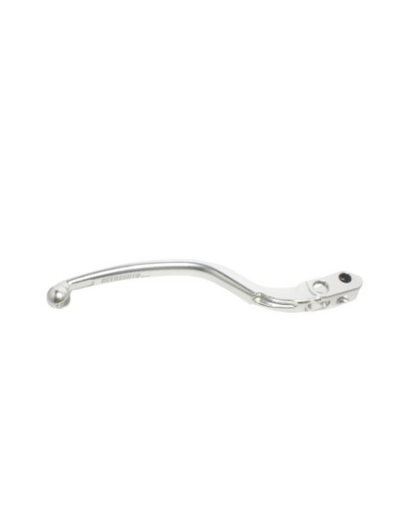 Levier de frein fixe long RST argent ACCOSSATO pour maitre cylindre ACCOSSATO ou BREMBO - Empattement 19mm