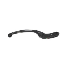 Levier de frein repliable court noir ACCOSSATO pour maitre cylindre ACCOSSATO ou BREMBO - Empattement 20mm