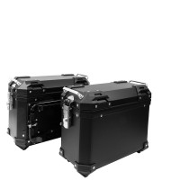 Valises latérales ABS noires + fixations X-PLOR - 28L - Réf KSL28N