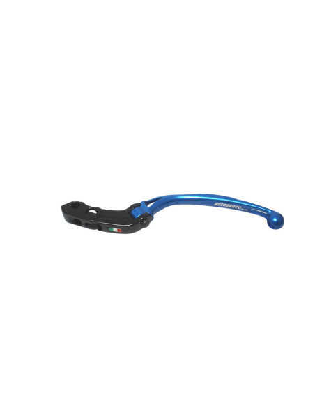 Levier d'embrayage repliable court pour maitre cylindre ACCOSSATO ou BREMBO - Bleu