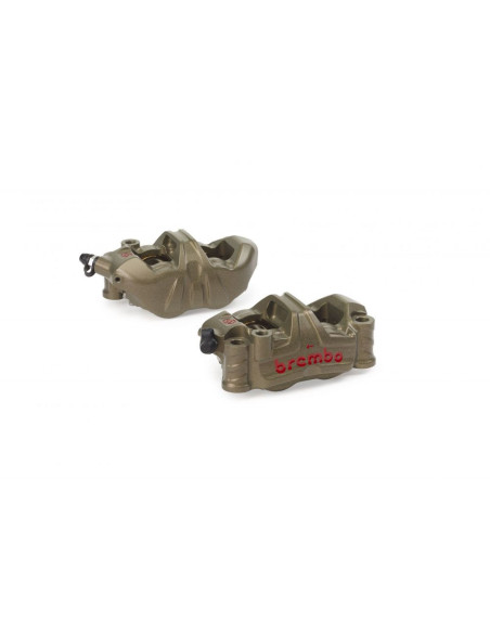 Kit étriers GP4-RR 4x 32-36 radiaux BREMBO - Entraxe 100mm - Pistons titane - Sans plaquettes