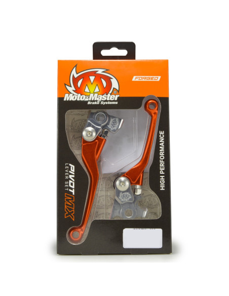 Jeu de leviers retournables MOTO MASTER - Orange - KTM / HUSQVARNA / GAS GAS