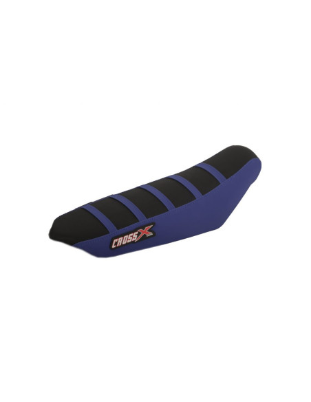 Housse de selle CrossX TALARIA 2023 Noir Bleu Bandes Bleu