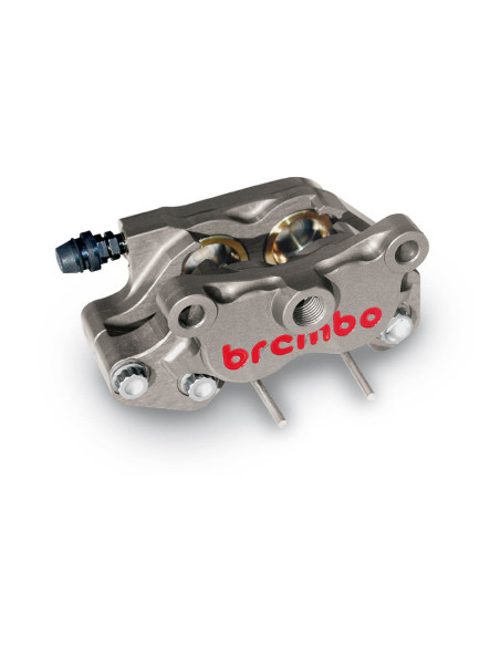Étrier de frein arrière axial universel BREMBO 2 parties P4 24 CNC - Entraxe 64mm pour disque 8mm