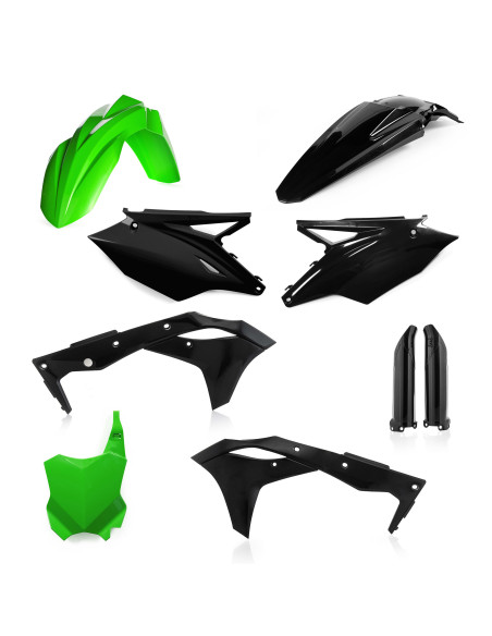 Kit plastiques complet - Noir - ACERBIS Kawasaki 250 KXF 2019
