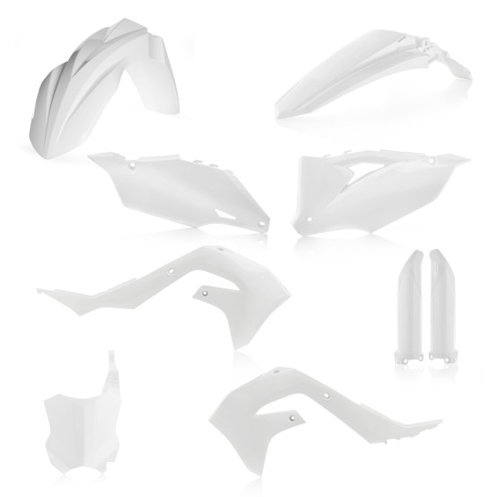 Kit plastiques complet - Blanc - ACERBIS Kawasaki 450 KX 2019
