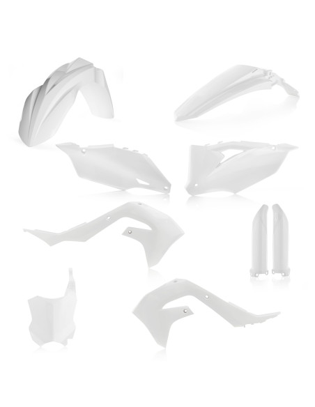 Kit plastiques complet - Blanc - ACERBIS Kawasaki 450 KX 2019