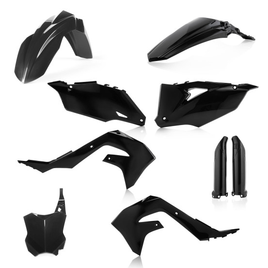 Kit plastiques complet - Noir - ACERBIS Kawasaki 450 KX 2019
