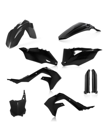 Kit plastiques complet - Noir - ACERBIS Kawasaki 450 KX 2019