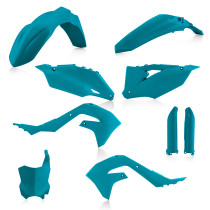 Kit plastiques complet - Bleu - ACERBIS Edition Metallic Teal Kawasaki KXF 2019-2023