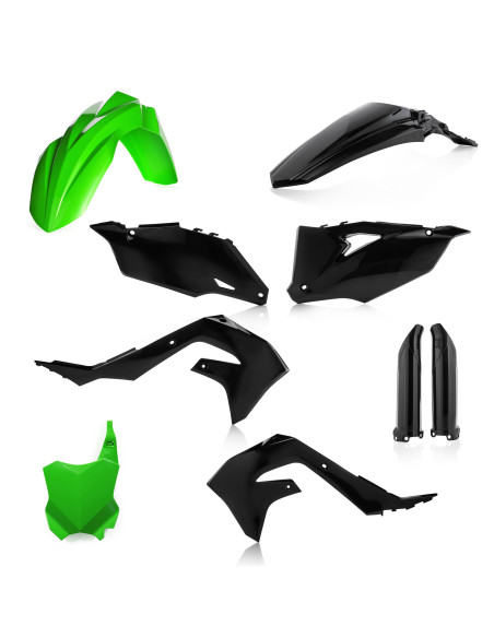 Kit plastiques complet - Noir - ACERBIS Kawasaki 450 KXF 2019