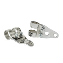 Supports de phare MBK/Motobécane 51/Peugeot 103 chromé