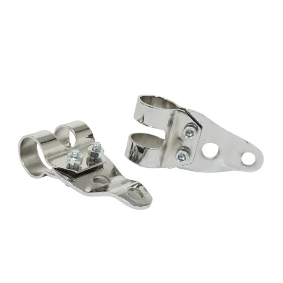 Supports de phare MBK/Motobécane 51/Peugeot 103 chromé