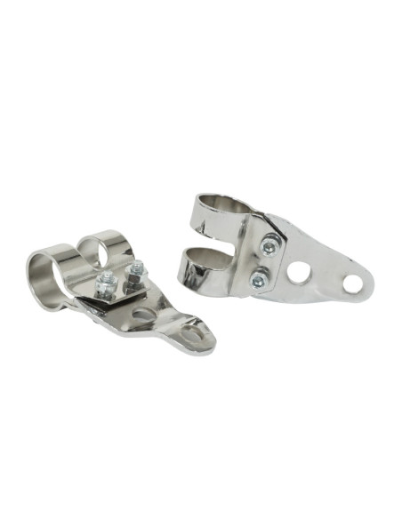 Supports de phare MBK/Motobécane 51/Peugeot 103 chromé