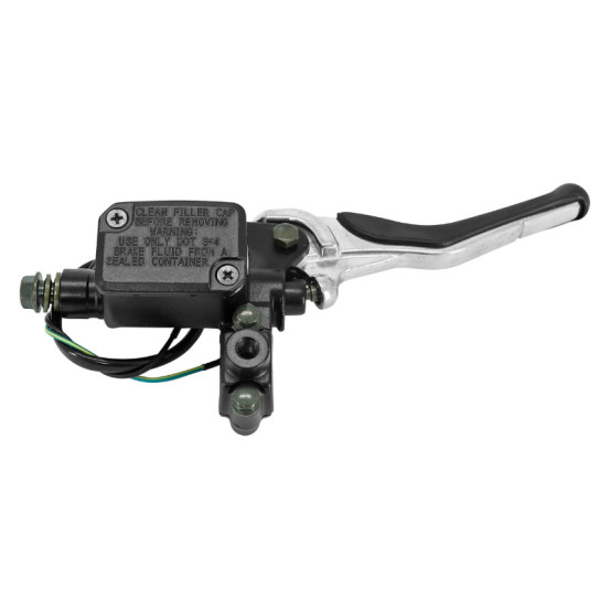 Maître cylindre de frein avant droit scooter 50cc Yamaha Aerox MBK Nitro Noir Argent