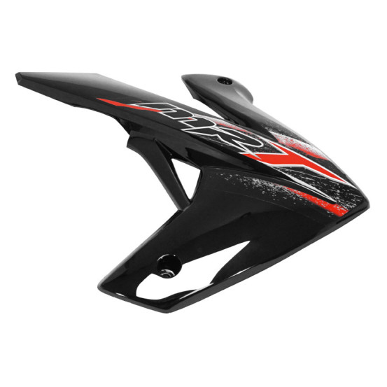Carénage cache réservoir 50 à boite origine Rieju 50 MRT/MRT SM/Pro/Enduro 2009-2021 avec déco Droit Noir brillant