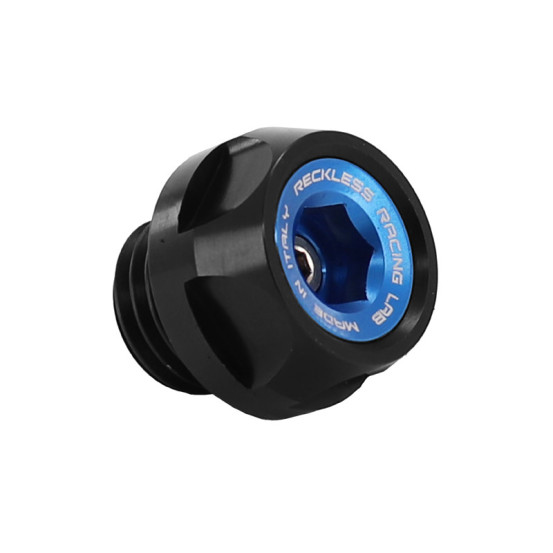 Bouchon d'huile moteur RECKLESS Yamaha 530 T-Max 2017-2019 Noir/Bleu