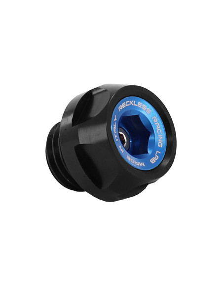Bouchon d'huile moteur RECKLESS Yamaha 530 T-Max 2017-2019 Noir/Bleu