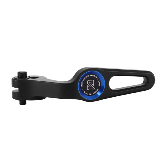 Levier de frein de parking RECKLESS Yamaha 530 T-Max 2017-2019 aluminium Noir/Bleu