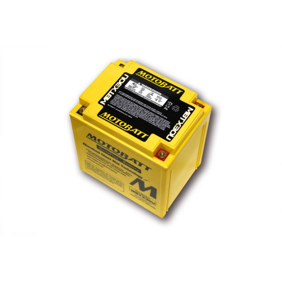 Batterie moto 12v MOTOBATT MBTX30U (4 poles)