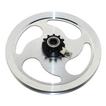 Poulie aluminium Ellipse Peugeot 103 SP / MVL (pignon 11 dents)