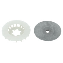 Poulie/joue fixe POLINI MBK 50 Booster Nitro Yamaha BW's Aerox Aprilia SR Malaguti F12