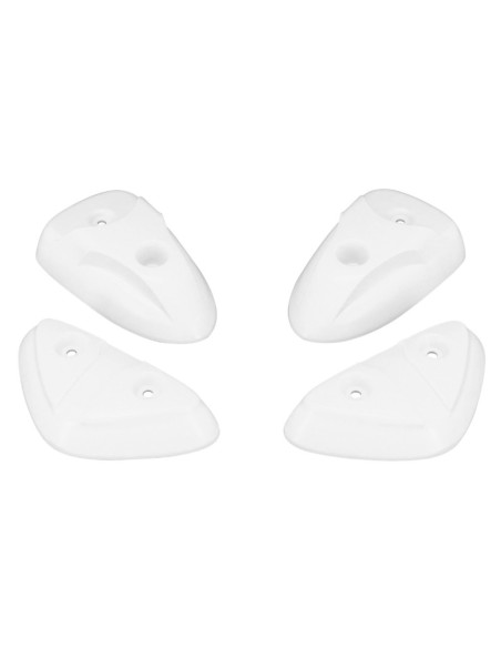 Pads de carénages scooter MBK 50 Stunt/Yamaha 50 Slider Blanc brillant