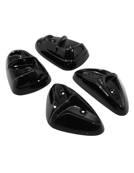Pads de carénages scooter MBK 50 Stunt / Yamaha 50 Slider Noir mat