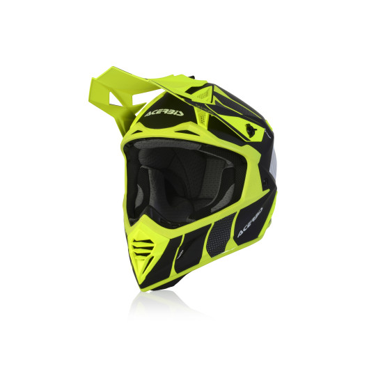 Casque cross Acerbis X-Track - Noir Jaune Fluo
