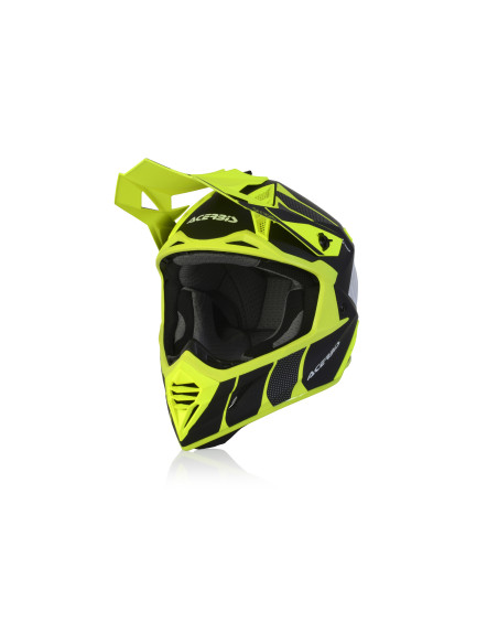 Casque cross Acerbis X-Track - Noir Jaune Fluo