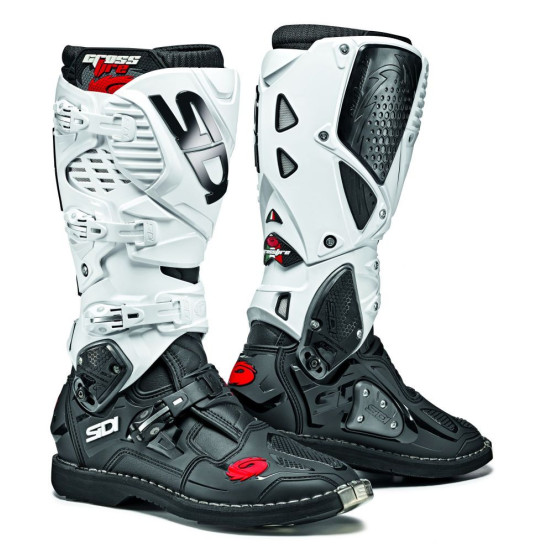 Bottes cross Sidi Crossfire 3 - Noir Blanc