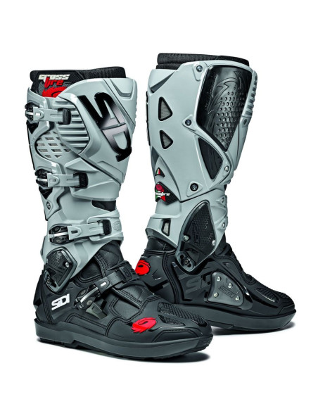 Bottes Cross Sidi Crossfire 3 SRS - Noir Gris Cendré