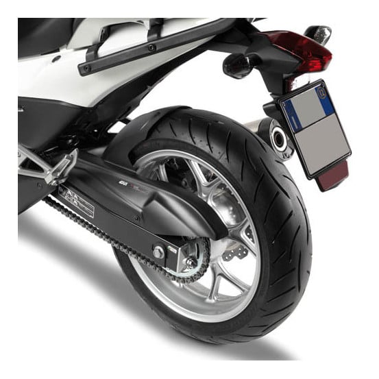 Garde Boue Arrière + Pare chaine Givi MG1109 Honda NC 700-750 S-X 700 Integra 2012-2020