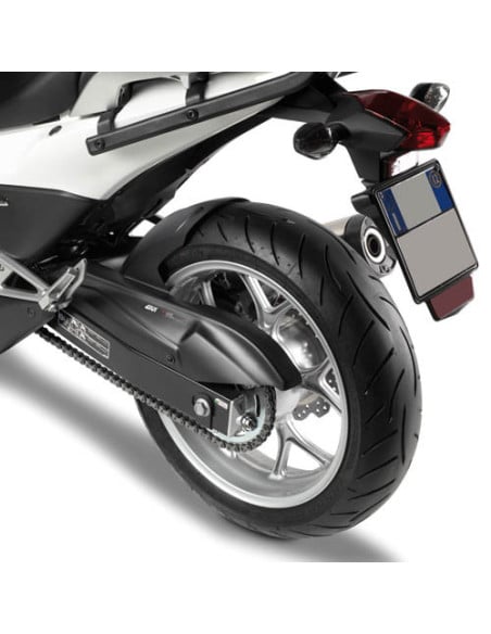 Garde Boue Arrière + Pare chaine Givi MG1109 Honda NC 700-750 S-X 700 Integra 2012-2020