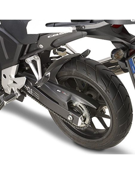 Garde Boue Arrière + Pare chaine Givi Honda CB 500 X 2013 - 2018