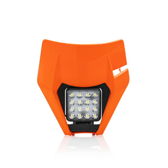 Plaque phare LED - Orange - ACERBIS KTM EXC/EXCF 2017-2019