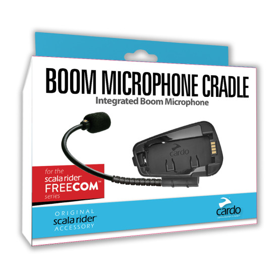 Support avec micro flexible pour intercom Cardo FREECOM