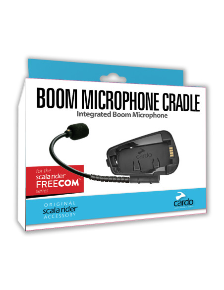 Support avec micro flexible pour intercom Cardo FREECOM
