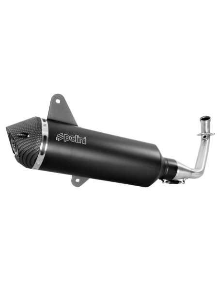 Pot d'échappement POLINI Black Piaggio 300 Vespa GTS 2020-2023