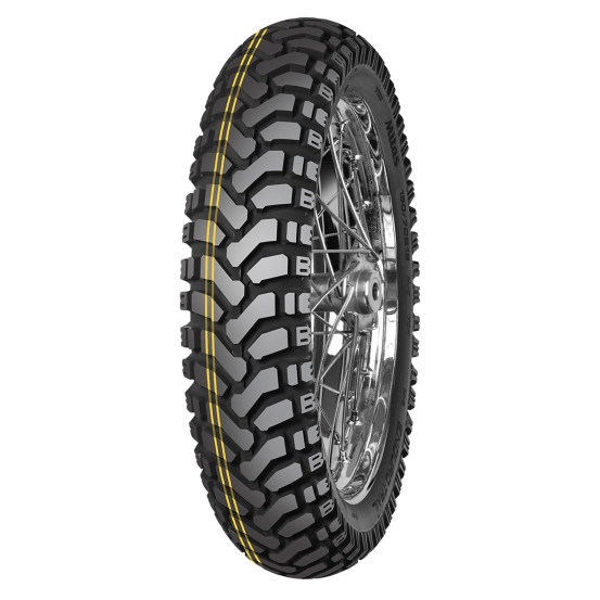 Pneu arrière MITAS ENDURO TRAIL DAKAR - 140/80B18 70H TL/TT M+S Jaune Jaune