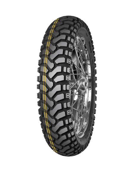 Pneu arrière MITAS ENDURO TRAIL DAKAR - 150/70B18 70H TL/TT M+S Jaune Jaune
