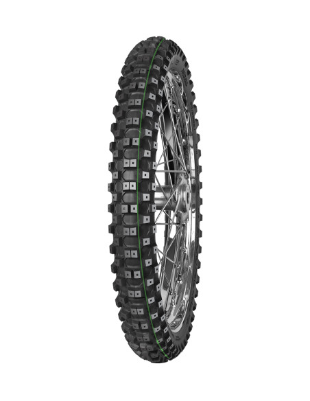 Pneu avant MITAS ENDURO TRAIL-RALLY MH SUPER LIGHT - 90/90-21 (3.00-21) 54R TT M+S Vert
