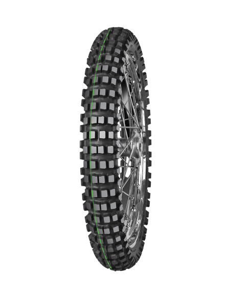 Pneu avant MITAS ENDURO TRAIL-RALLY PRO SUPER LIGHT - 90/90-21 (3.00-21) 54R TT M+S Vert