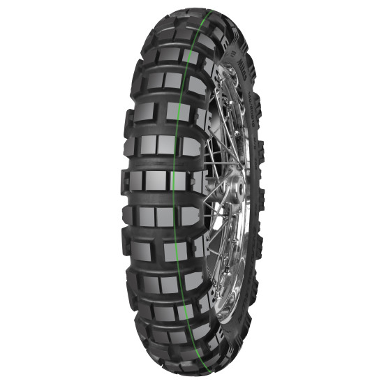 Pneu arrière MITAS ENDURO TRAIL-RALLY PRO SUPER LIGHT - 140/80-18 70R TT M+S Vert